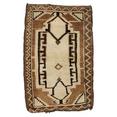 Tapis turc vintage, le milieu du siècle rencontre l'Elegance des tons de terre