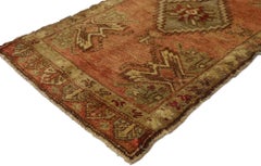 Vintage Turkish Carpet, Timeless Appeal Meets Stylish Durability