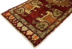 Vintage Turkish Carpet, Timeless Appeal Meets Stylish Durability