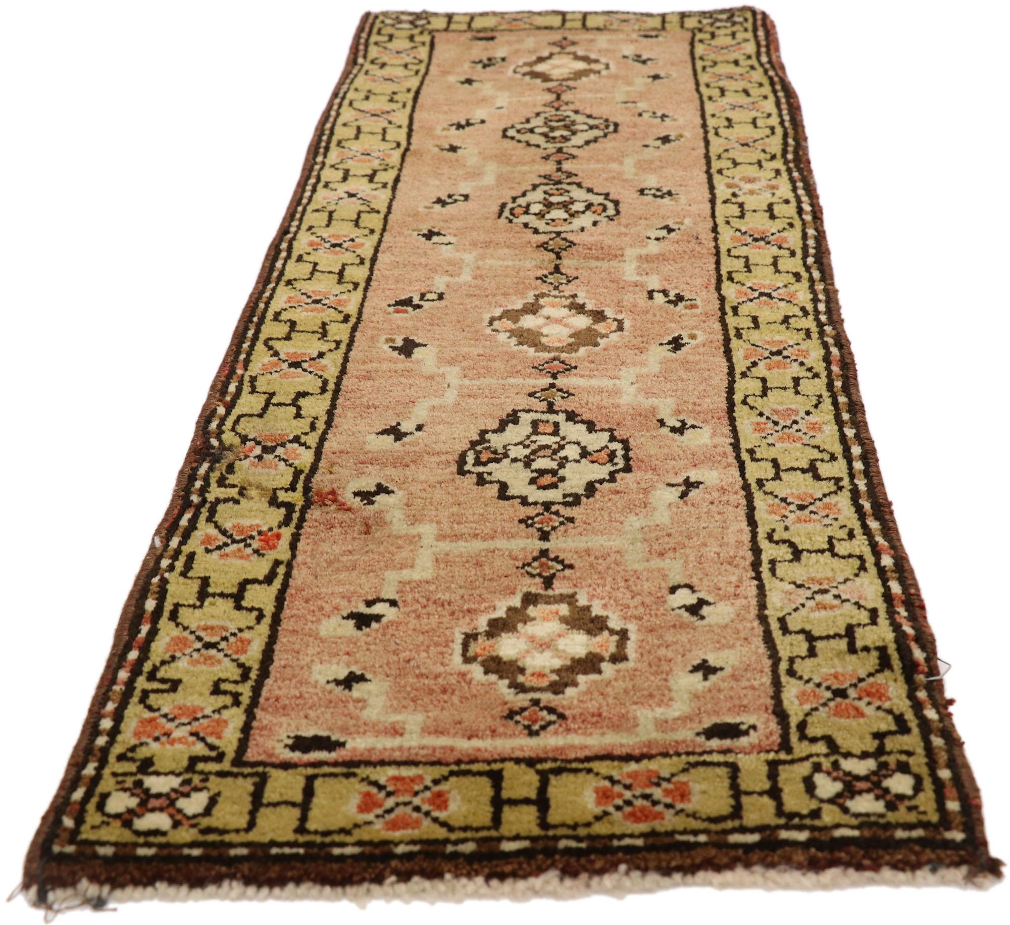Oushak Vintage Turkish Carpet, Timeless Appeal Meets Stylish Durability For Sale
