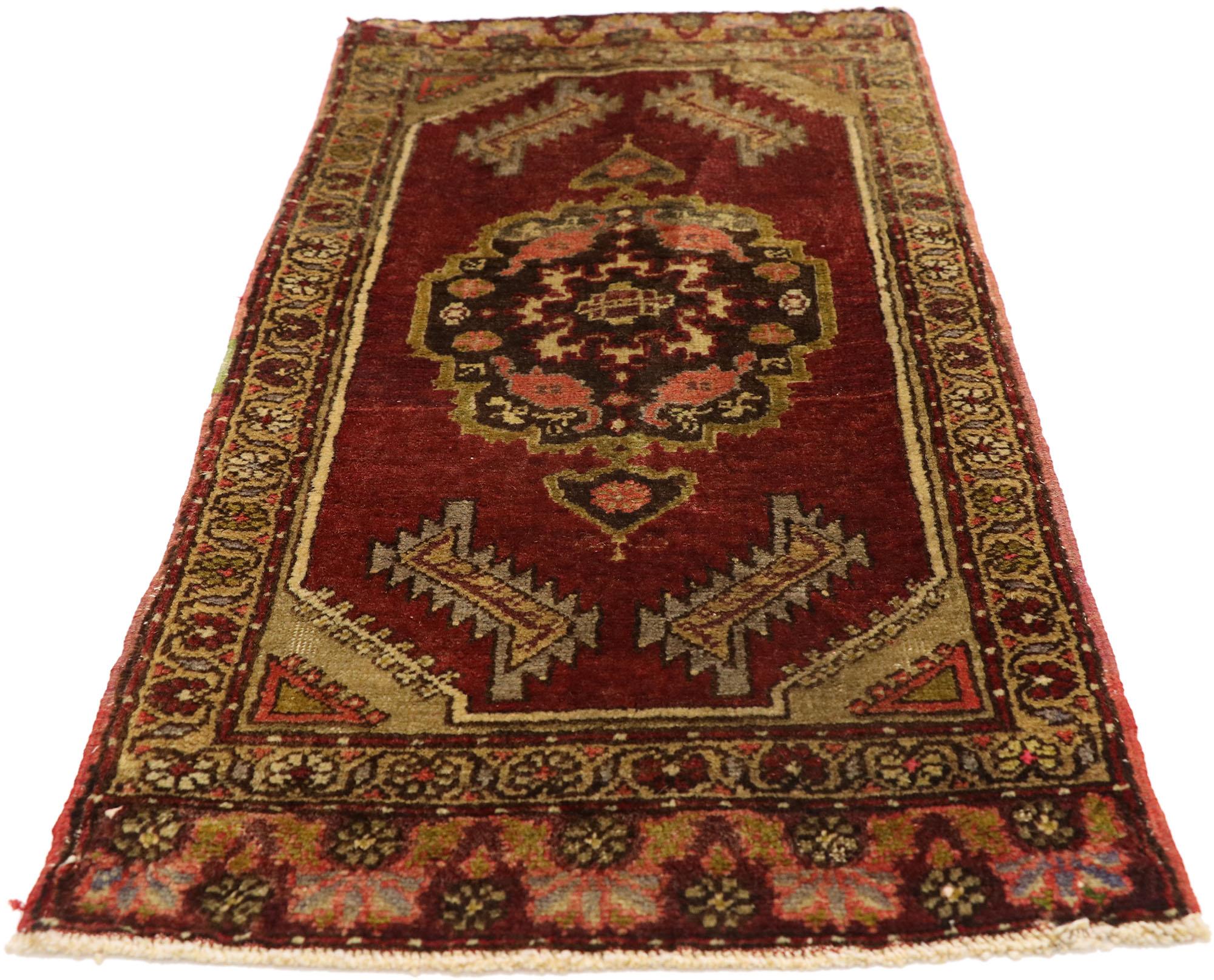 Oushak Tapis turc vintage, l'attrait intemporel rencontre la durabilité élégante en vente