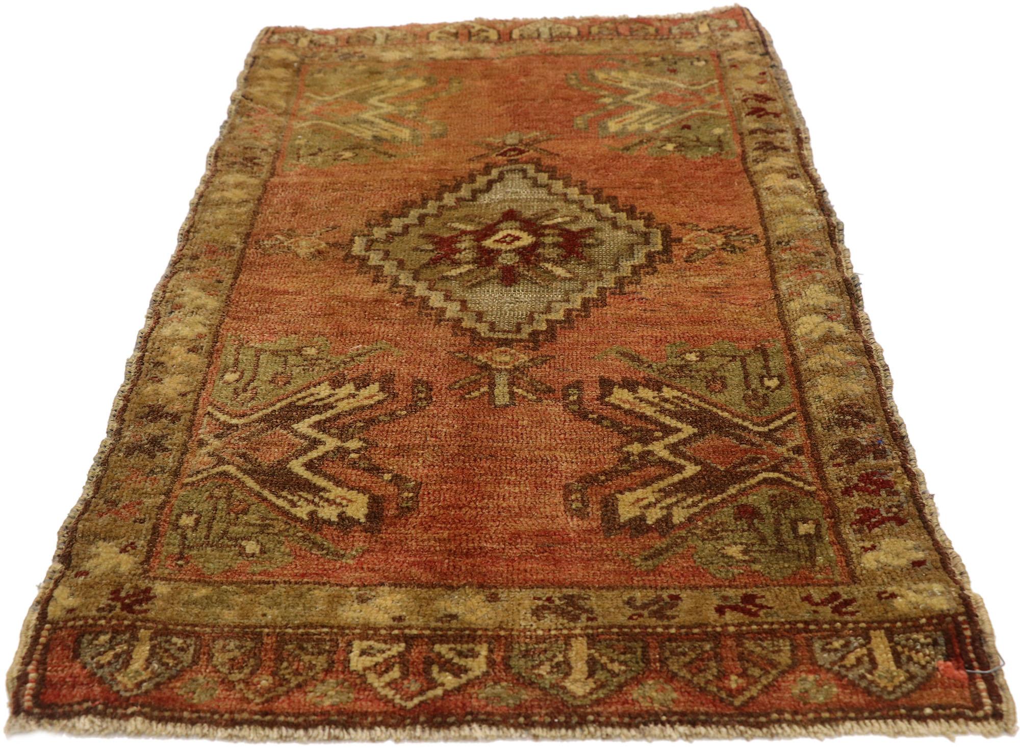Oushak Vintage Turkish Carpet, Timeless Appeal Meets Stylish Durability For Sale