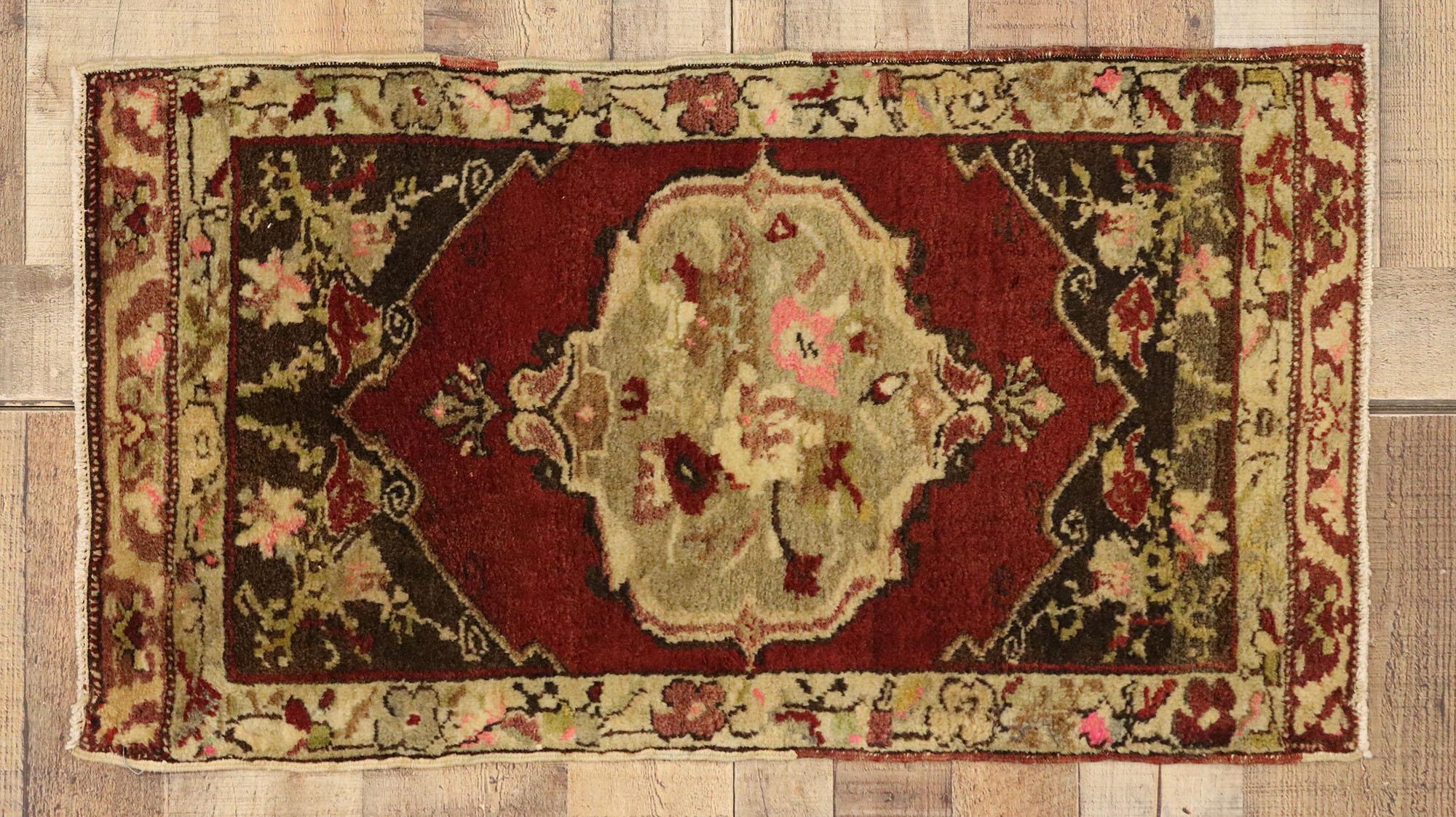 Oushak Tapis turc vintage, l'attrait intemporel rencontre la durabilité élégante en vente