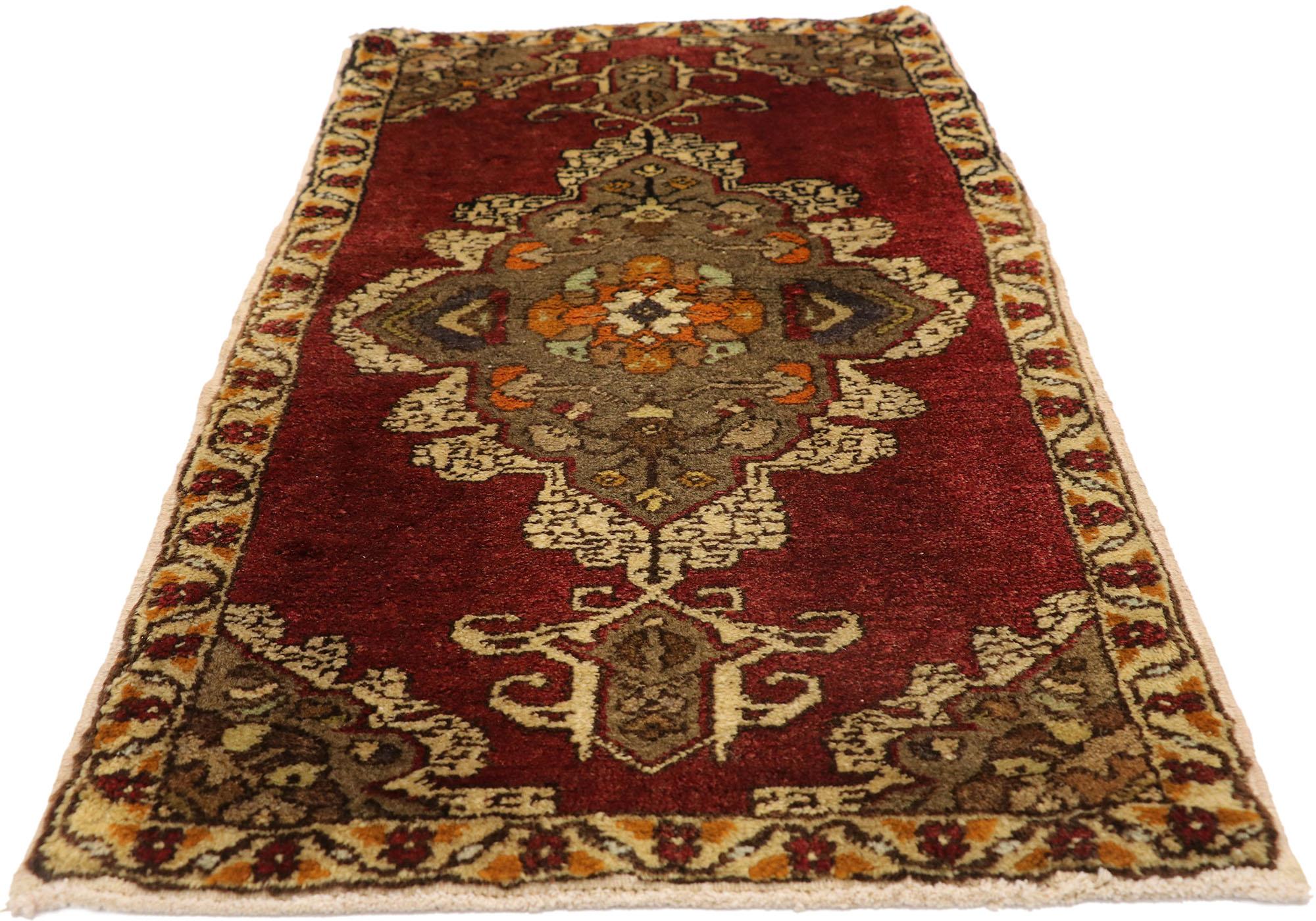Alfombra turca vintage, el atractivo atemporal se une a la durabilidad con estilo Oushak en venta