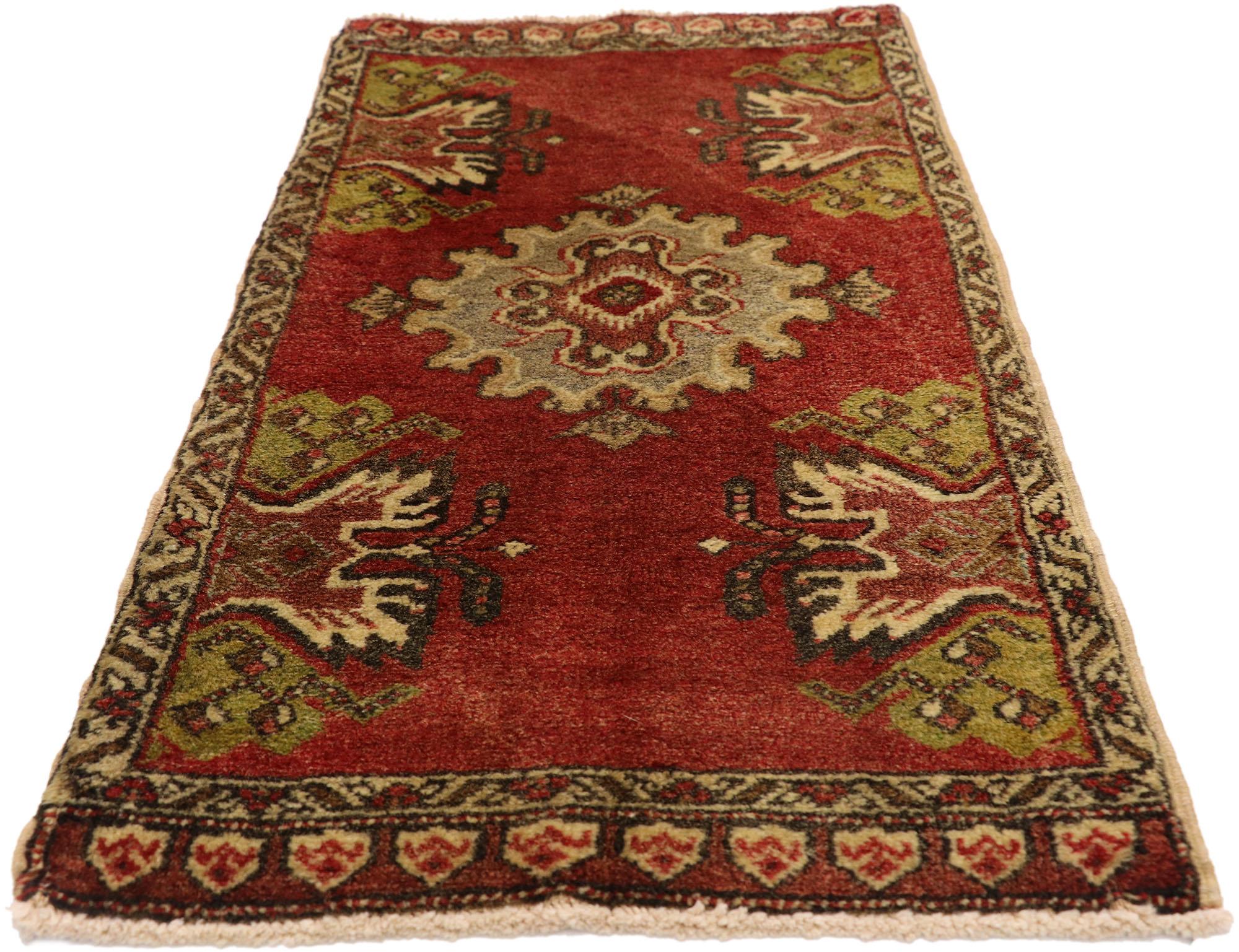 Oushak Tappeto turco vintage, il fascino senza tempo incontra l'eleganza della durevolezza in vendita