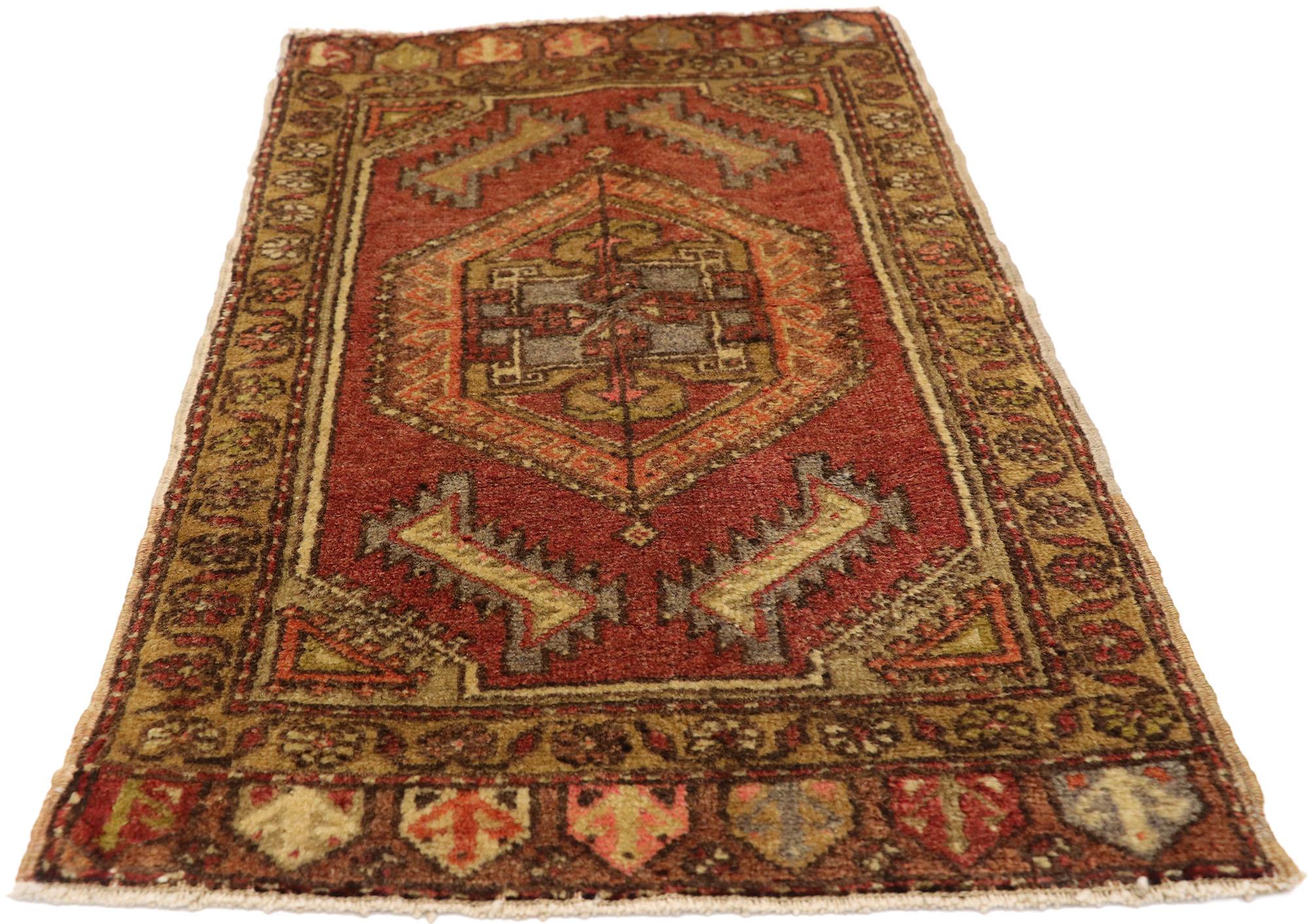 Oushak Vintage Turkish Carpet, Timeless Appeal Meets Stylish Durability For Sale