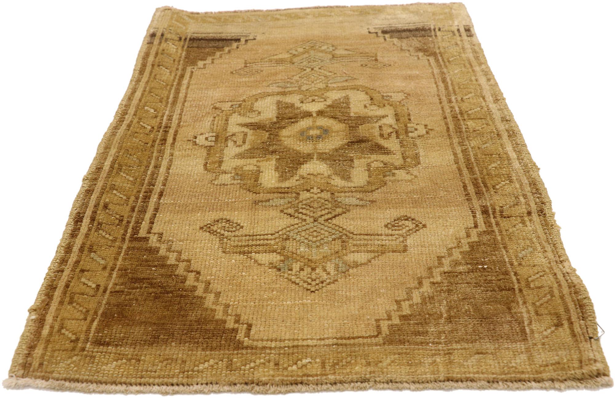 Oushak Vintage Turkish Carpet, Timeless Appeal Meets Stylish Durability For Sale
