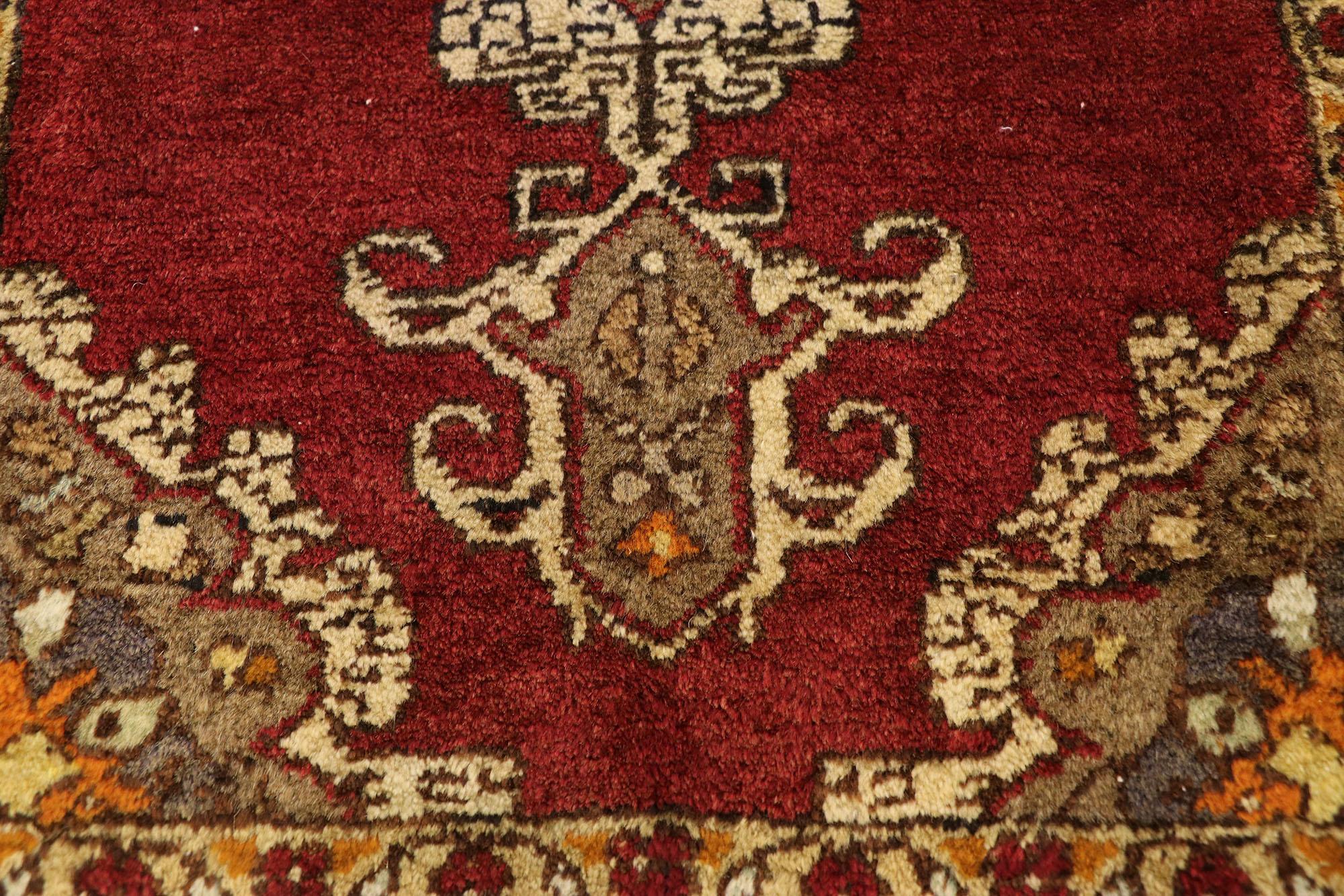 Turc Tapis turc vintage, l'attrait intemporel rencontre la durabilité élégante en vente