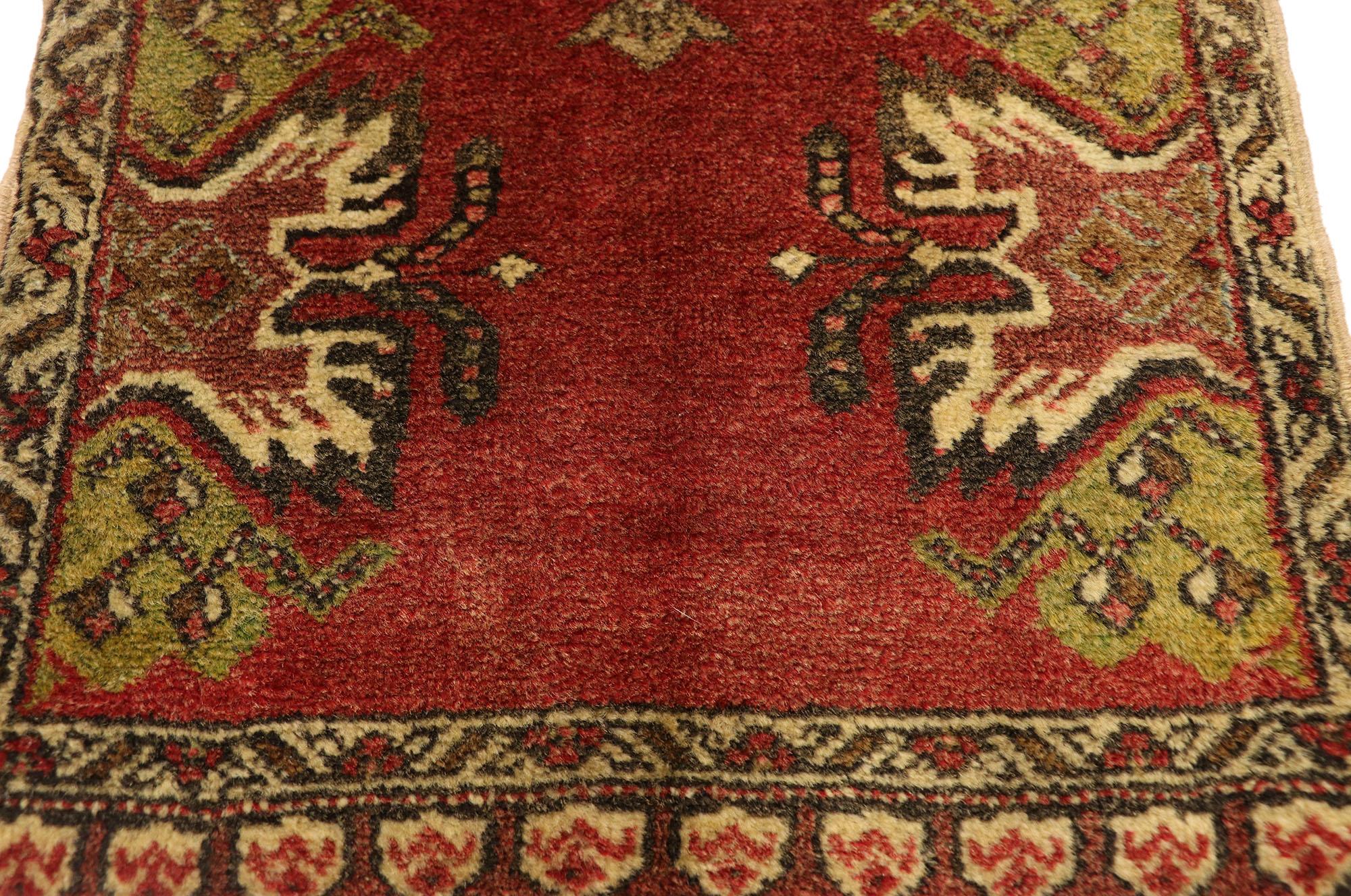 Turco Tappeto turco vintage, il fascino senza tempo incontra l'eleganza della durevolezza in vendita