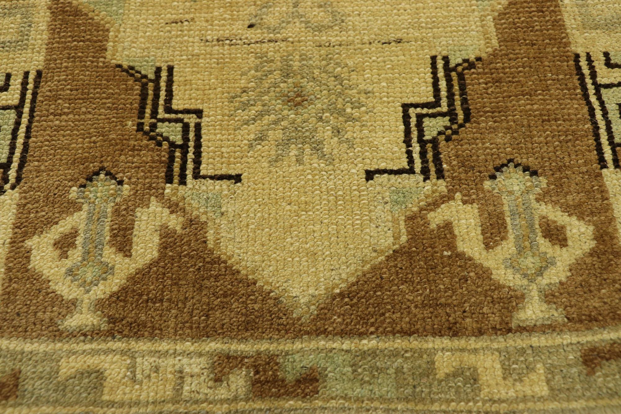 Hand-Knotted Vintage Turkish Carpet, Timeless Appeal Meets Stylish Durability For Sale