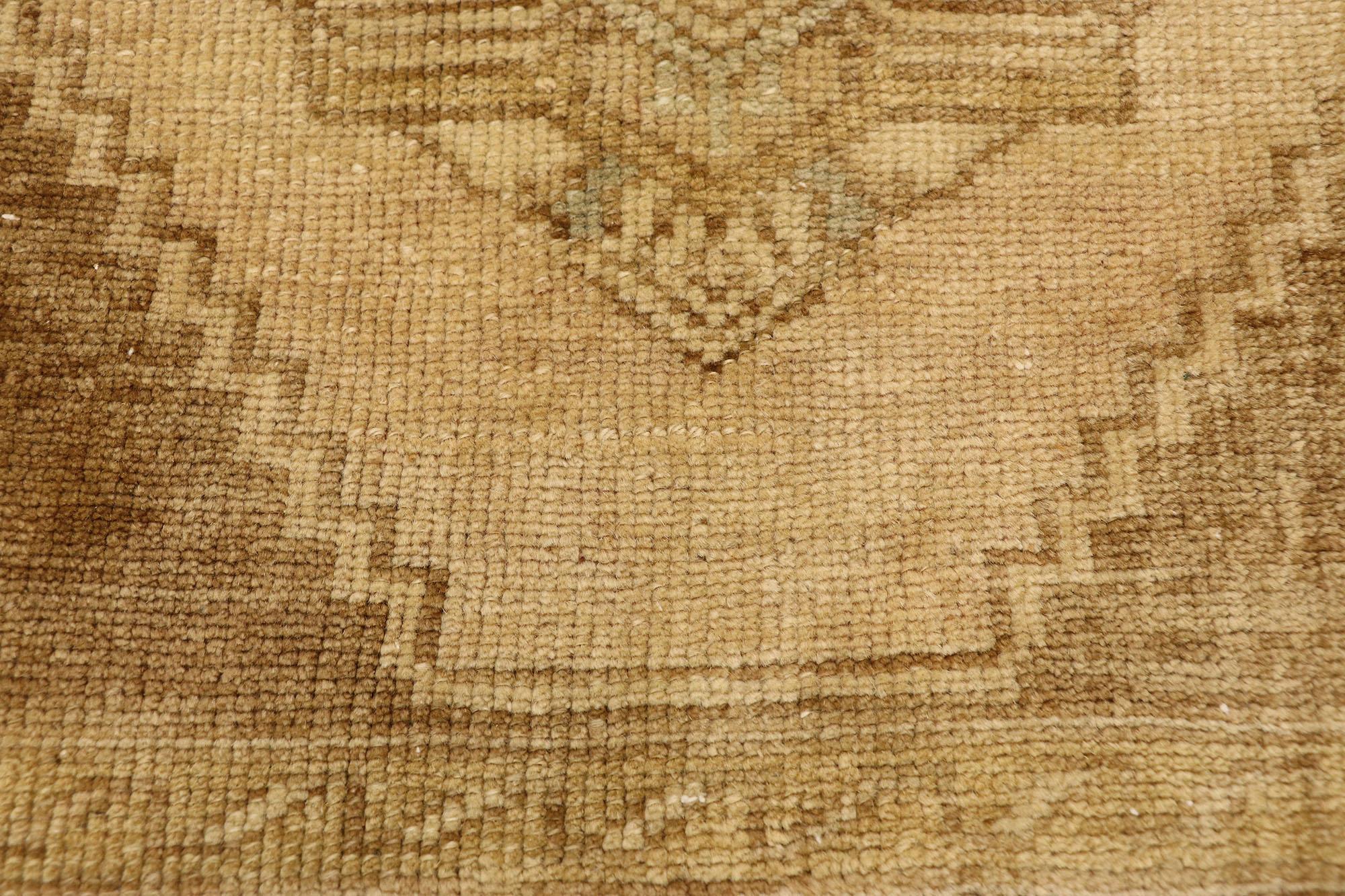Hand-Knotted Vintage Turkish Carpet, Timeless Appeal Meets Stylish Durability For Sale