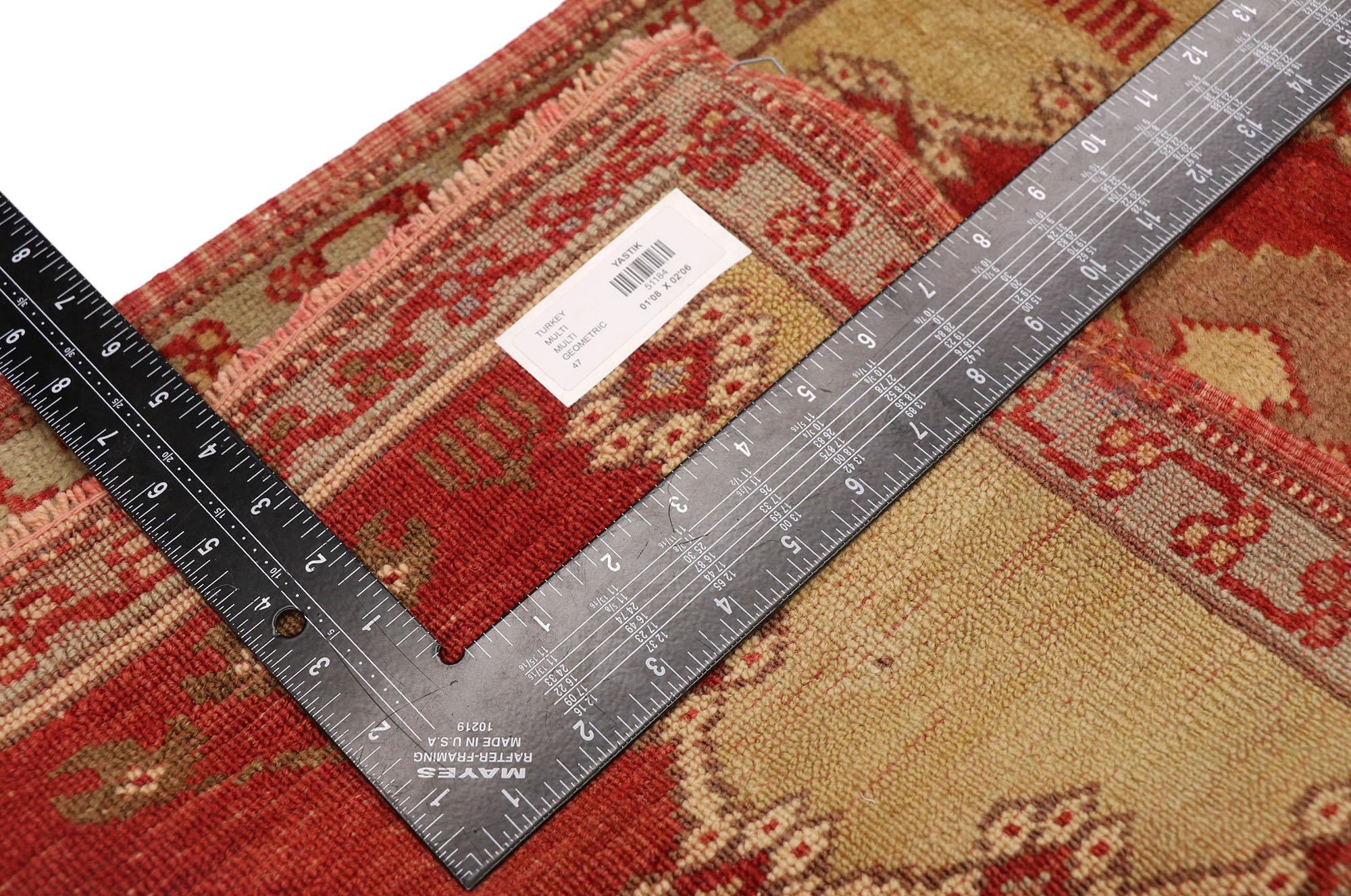 Alfombra turca vintage, el atractivo atemporal se une a la durabilidad con estilo Anudado a mano en venta