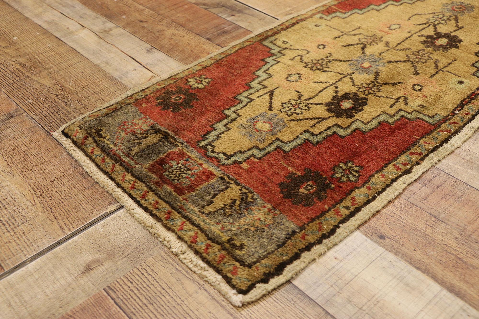 20th Century Vintage Turkish Carpet, Timeless Appeal Meets Stylish Durability For Sale
