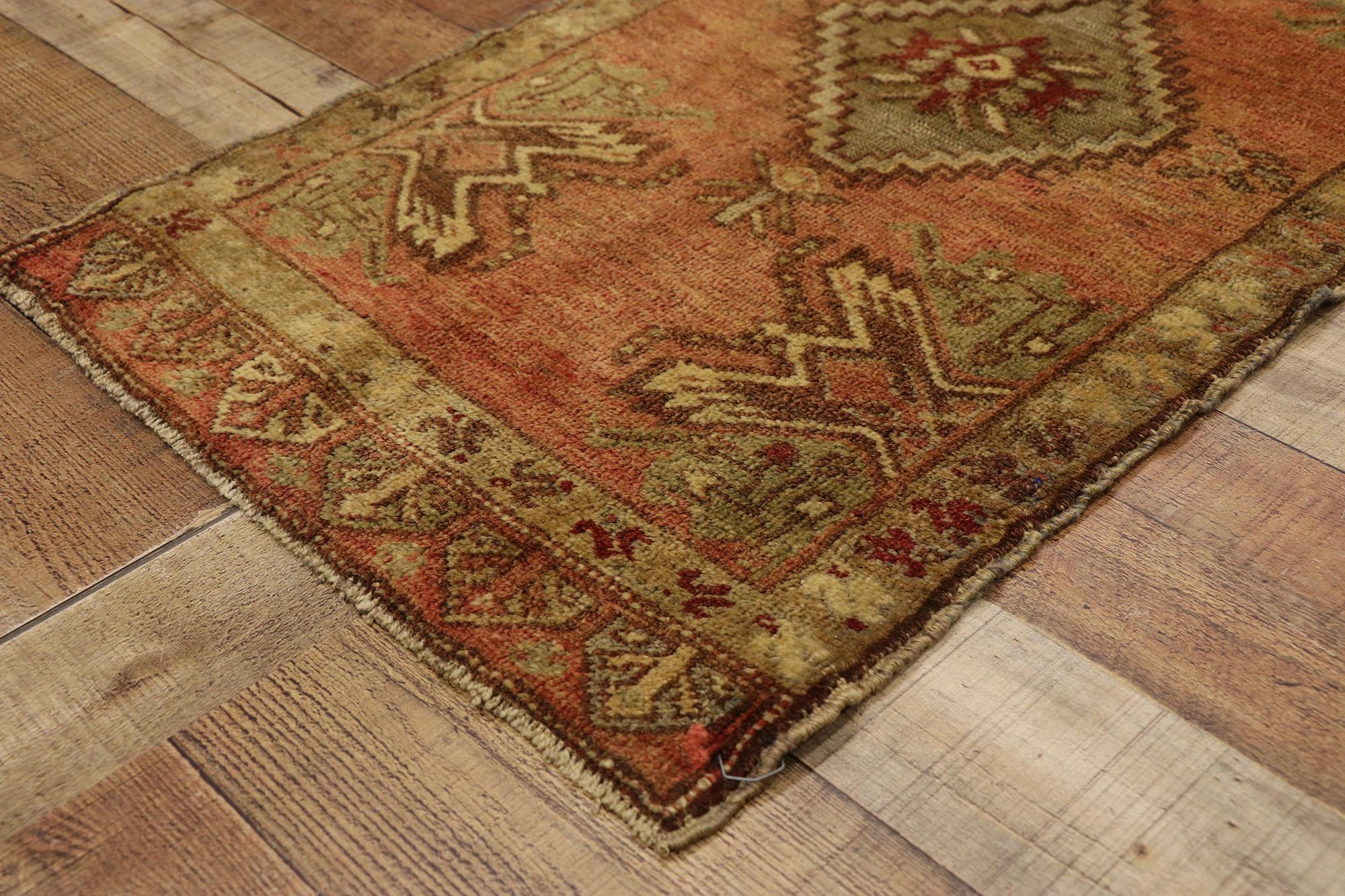 20th Century Vintage Turkish Carpet, Timeless Appeal Meets Stylish Durability For Sale