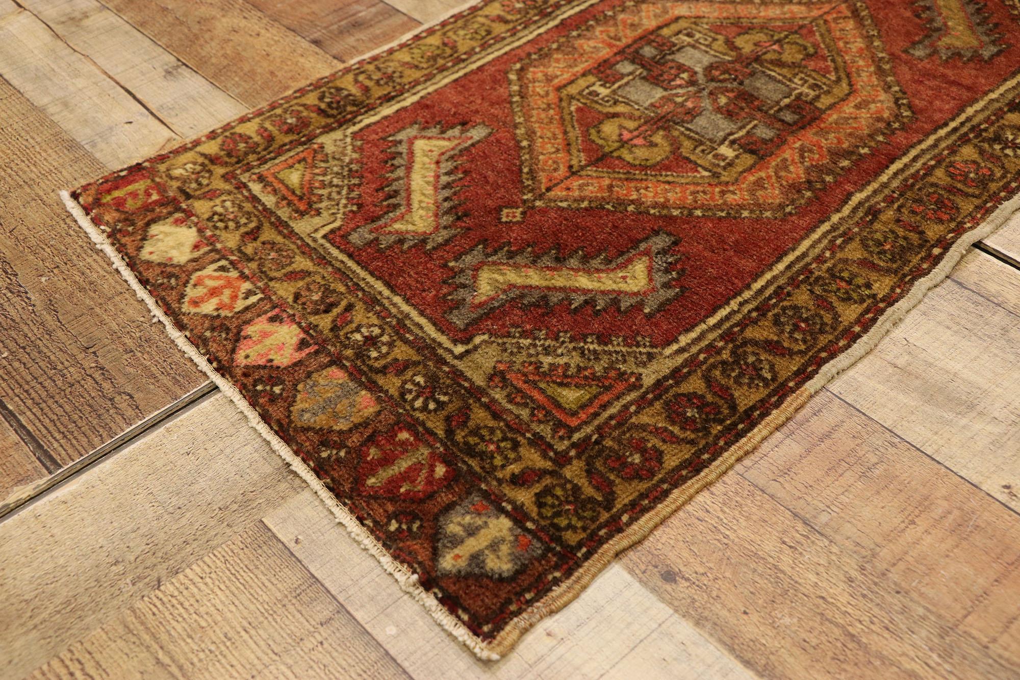 20th Century Vintage Turkish Carpet, Timeless Appeal Meets Stylish Durability For Sale