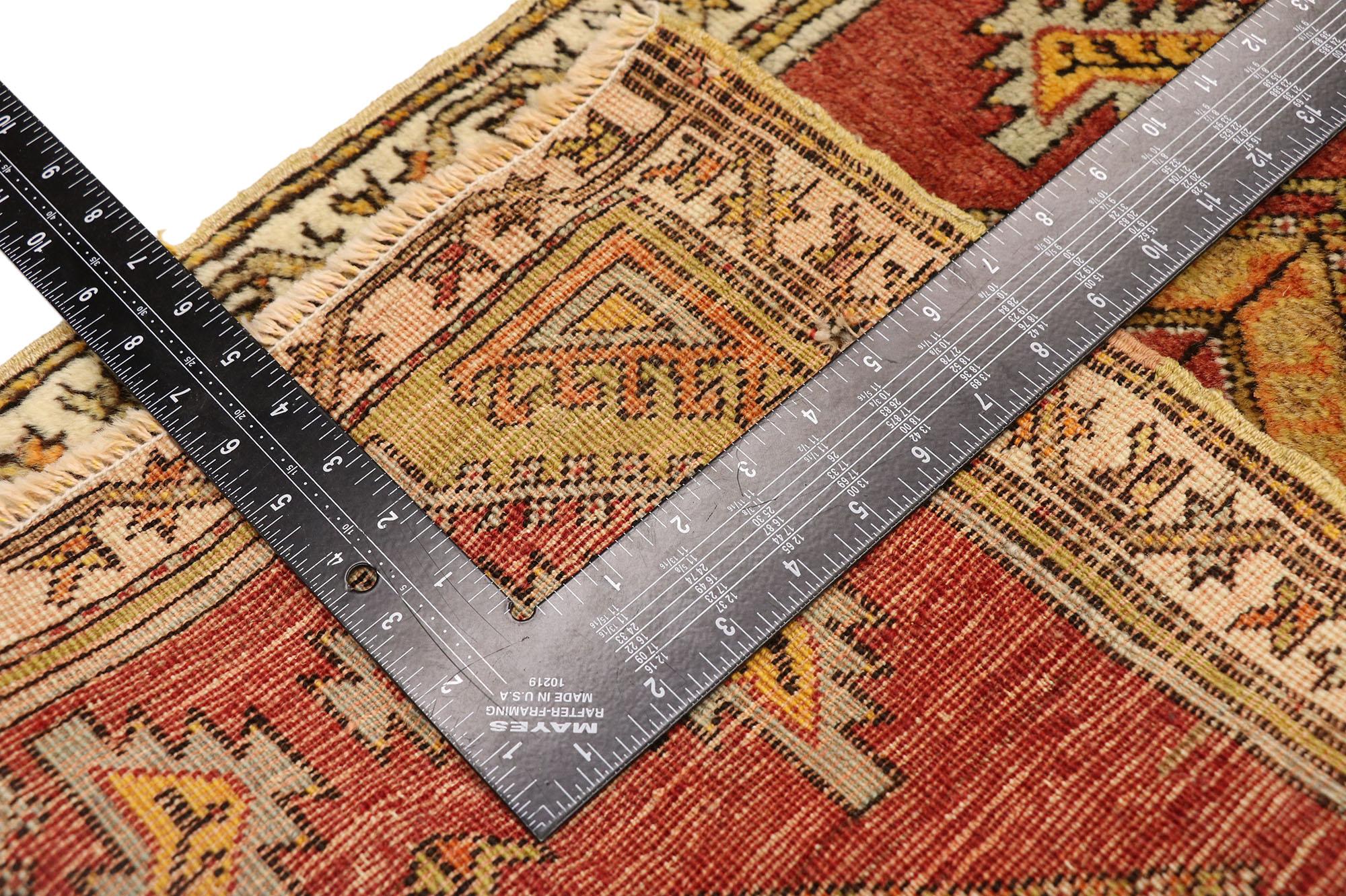 Vintage Turkish Carpet, Timeless Appeal Meets Stylish Durability For Sale 1