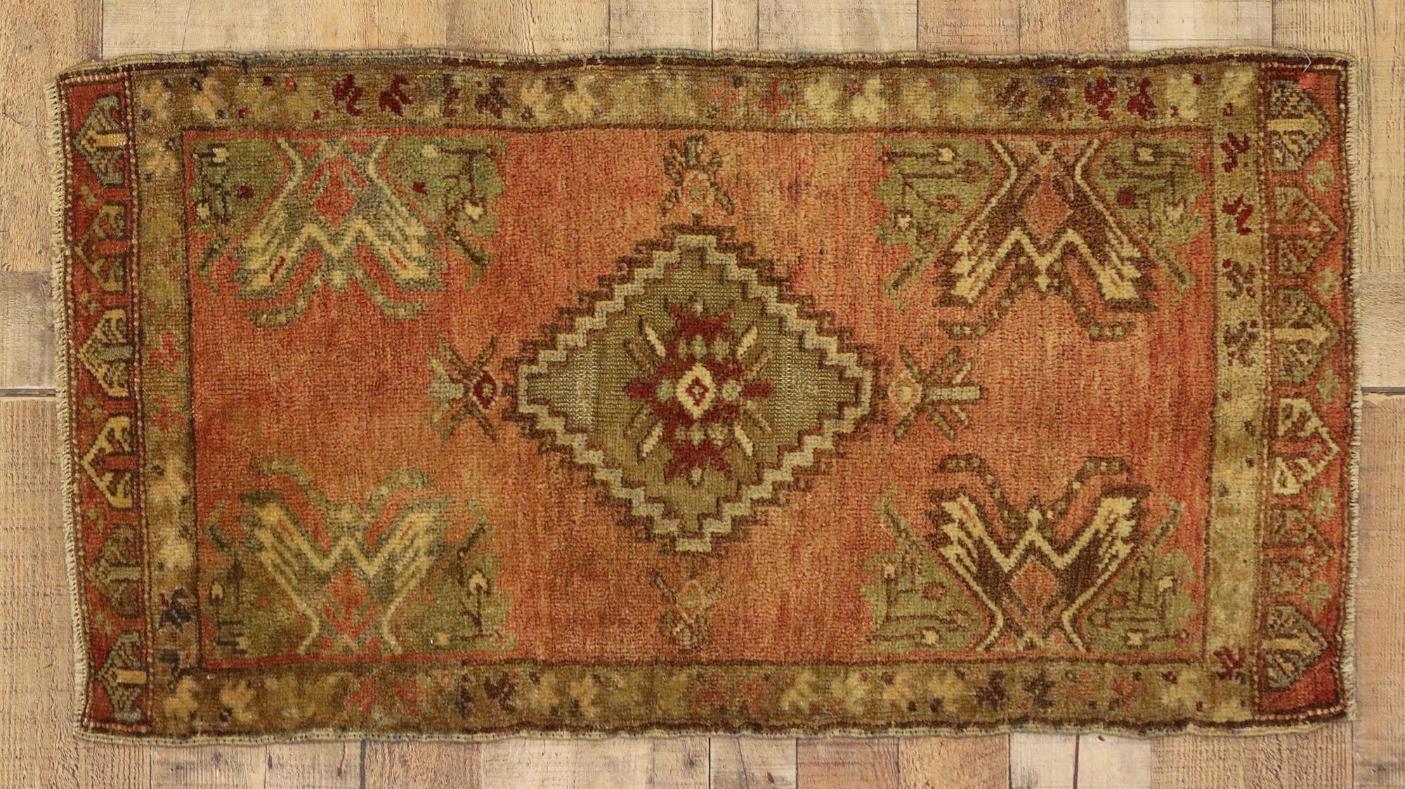 Vintage Turkish Carpet, Timeless Appeal Meets Stylish Durability For Sale 1