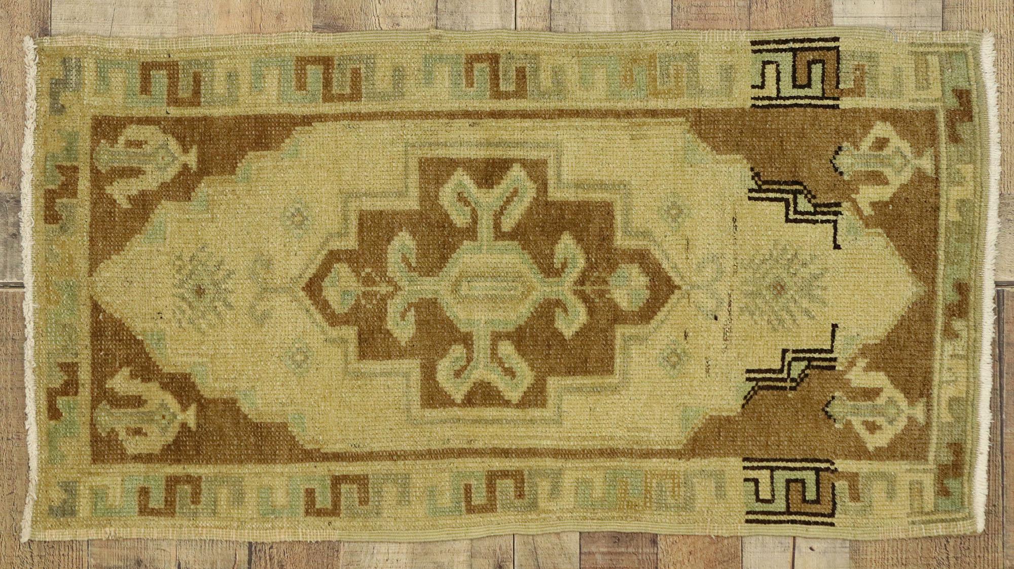 Vintage Turkish Carpet, Timeless Appeal Meets Stylish Durability For Sale 1