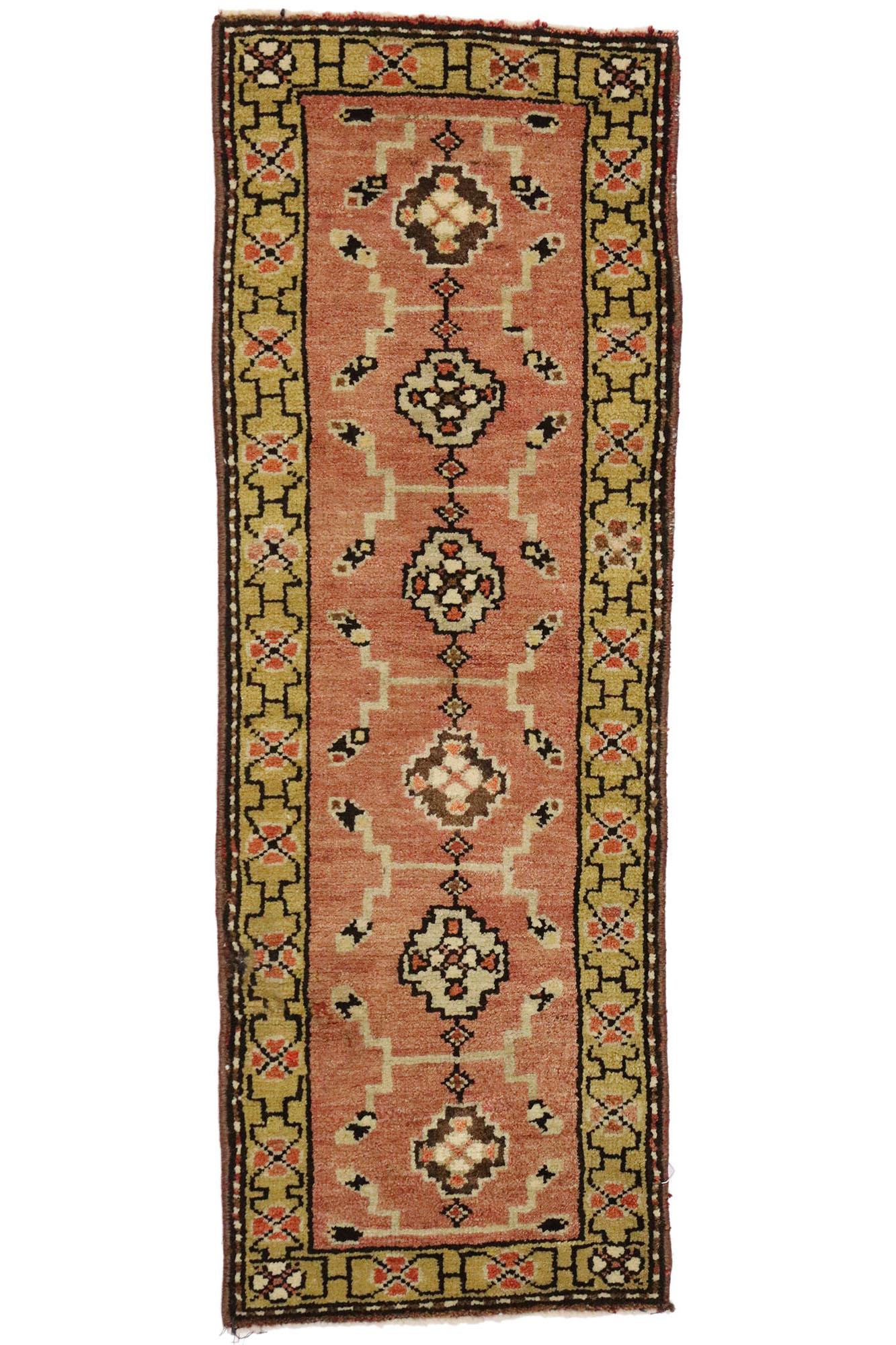 Vintage Turkish Carpet, Timeless Appeal Meets Stylish Durability For Sale 2