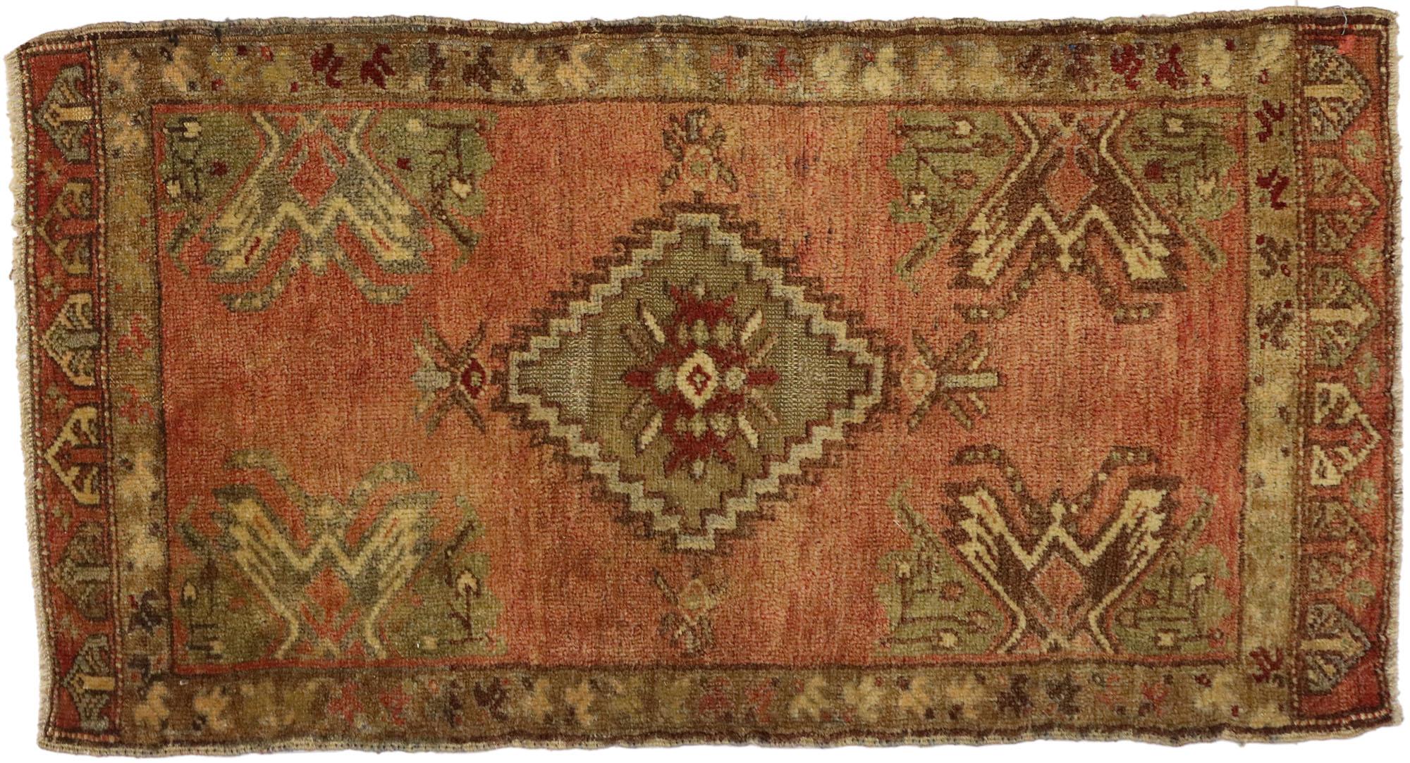 Vintage Turkish Carpet, Timeless Appeal Meets Stylish Durability For Sale 2