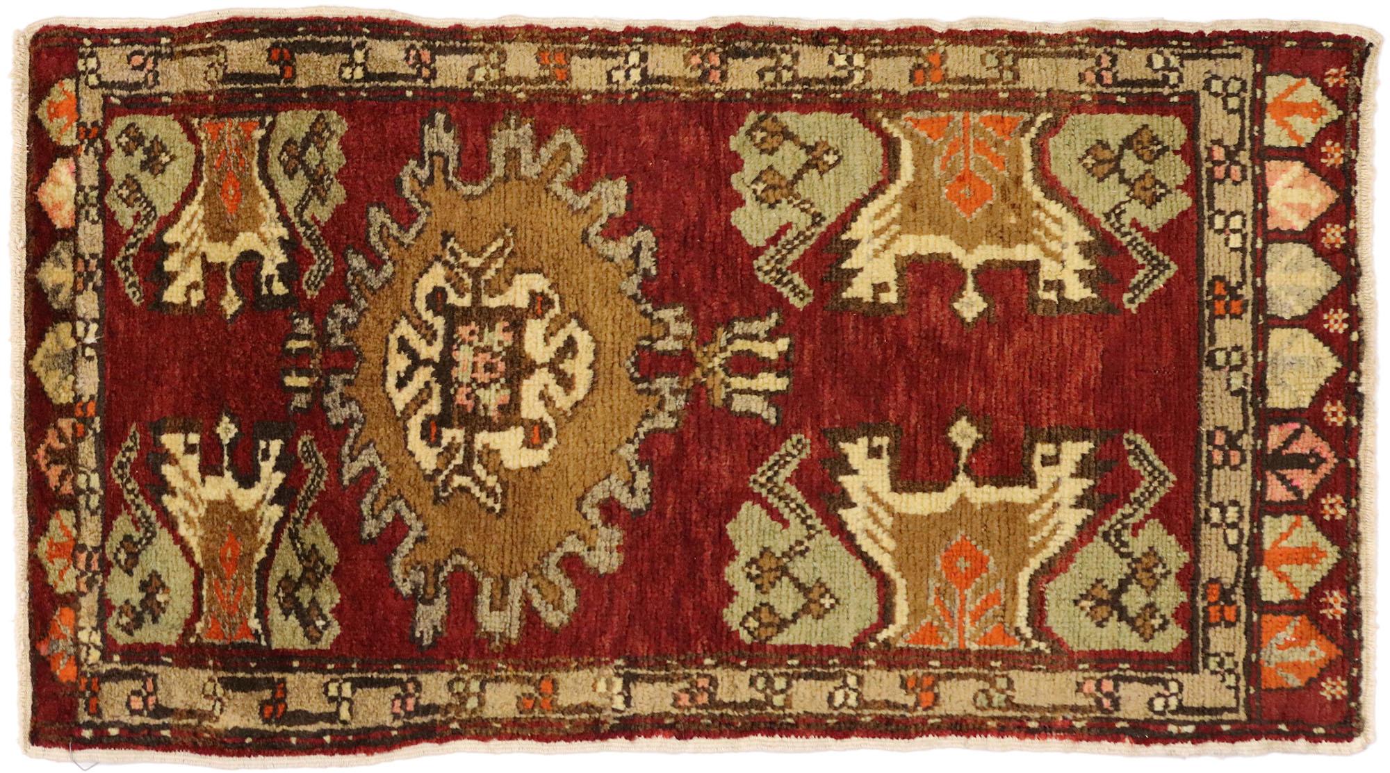 Vintage Turkish Carpet, Timeless Appeal Meets Stylish Durability For Sale 2