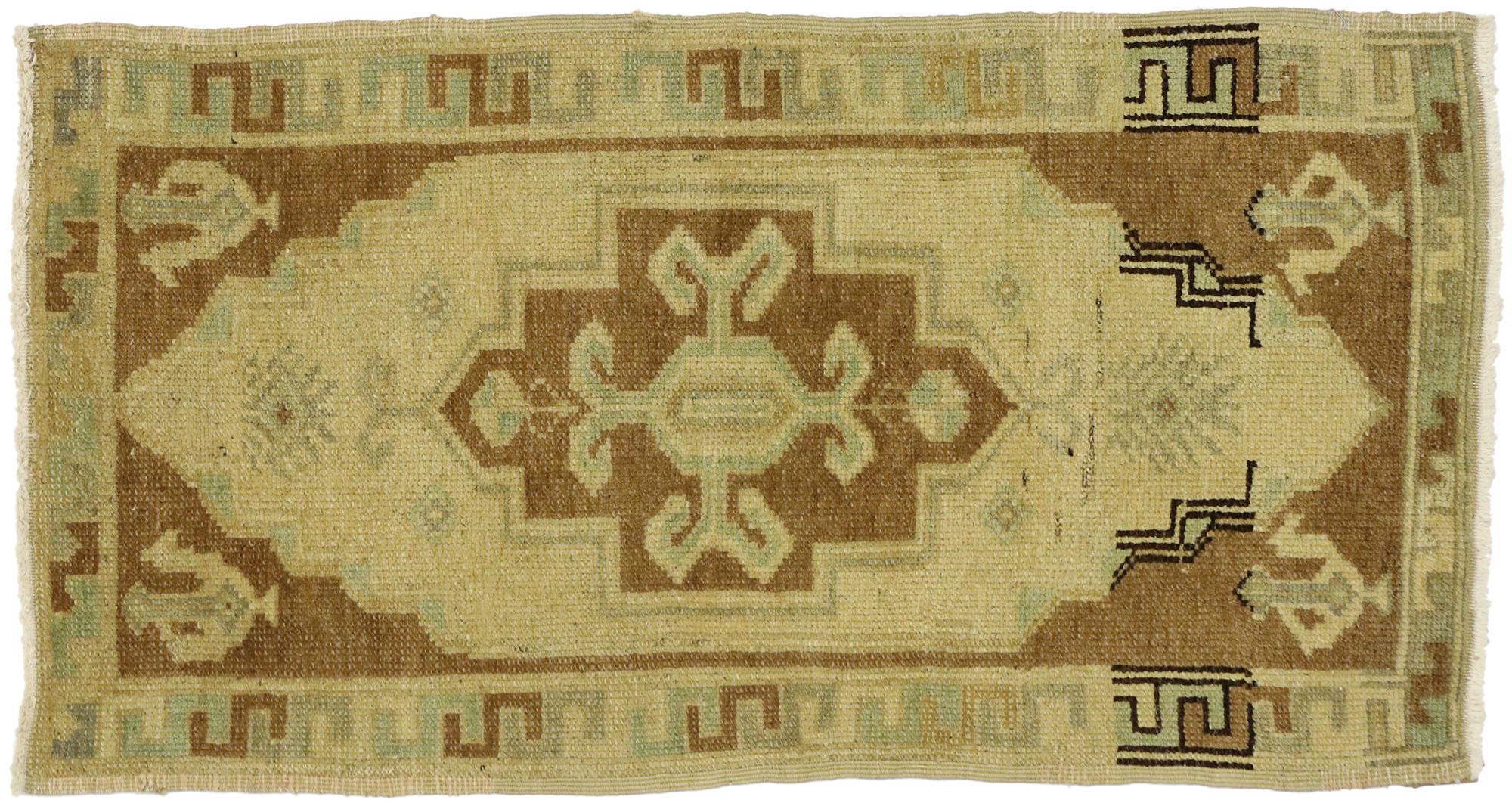 Vintage Turkish Carpet, Timeless Appeal Meets Stylish Durability For Sale 2