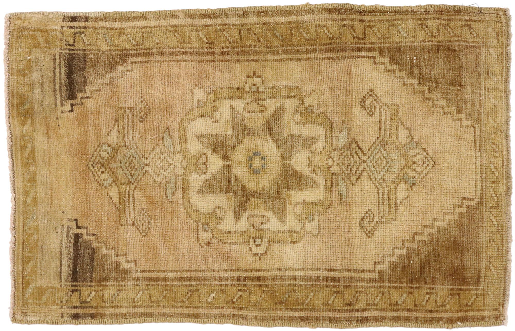 Vintage Turkish Carpet, Timeless Appeal Meets Stylish Durability For Sale 2