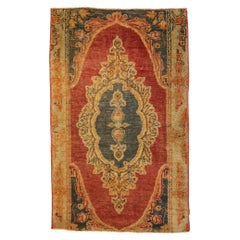 Vintage Turkish Carpet, Timeless Appeal Meets Stylish Durability
