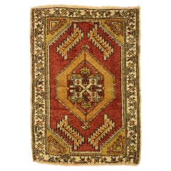 Vintage Turkish Carpet, Timeless Appeal Meets Stylish Durability