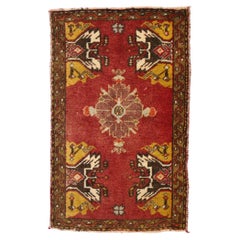Vintage Turkish Carpet, Timeless Appeal Meets Stylish Durability