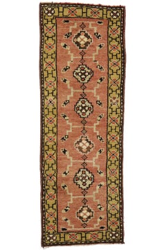 Vintage Turkish Carpet, Timeless Appeal Meets Stylish Durability