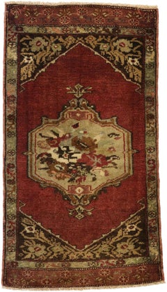 Vintage Turkish Carpet, Timeless Appeal Meets Stylish Durability