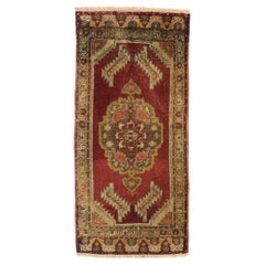 Vintage Turkish Carpet, Timeless Appeal Meets Stylish Durability