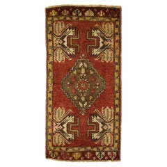 Vintage Turkish Carpet, Timeless Appeal Meets Stylish Durability