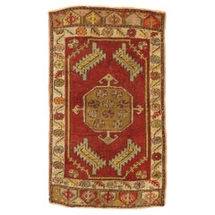 Vintage Turkish Carpet, Timeless Appeal Meets Stylish Durability