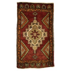 Vintage Turkish Carpet, Timeless Appeal Meets Stylish Durability