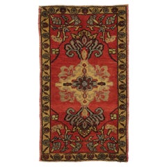 Vintage Turkish Carpet, Timeless Appeal Meets Stylish Durability