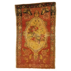 Vintage Turkish Carpet, Timeless Appeal Meets Stylish Durability