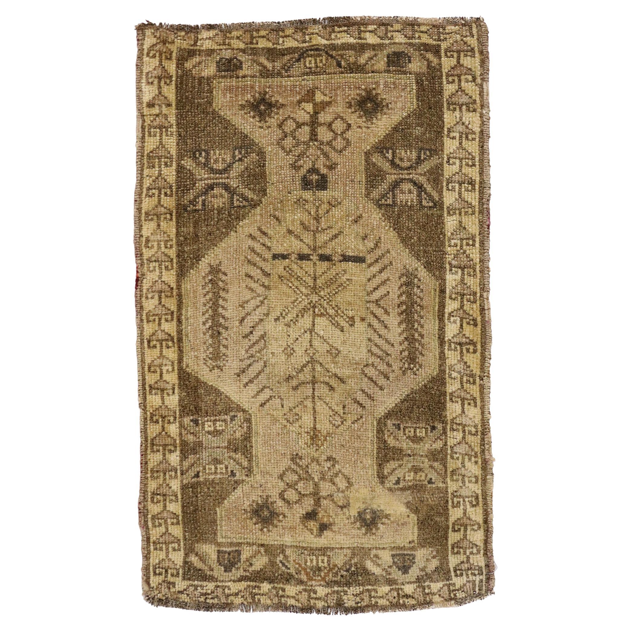 Vintage Turkish Carpet, Timeless Appeal Meets Stylish Durability