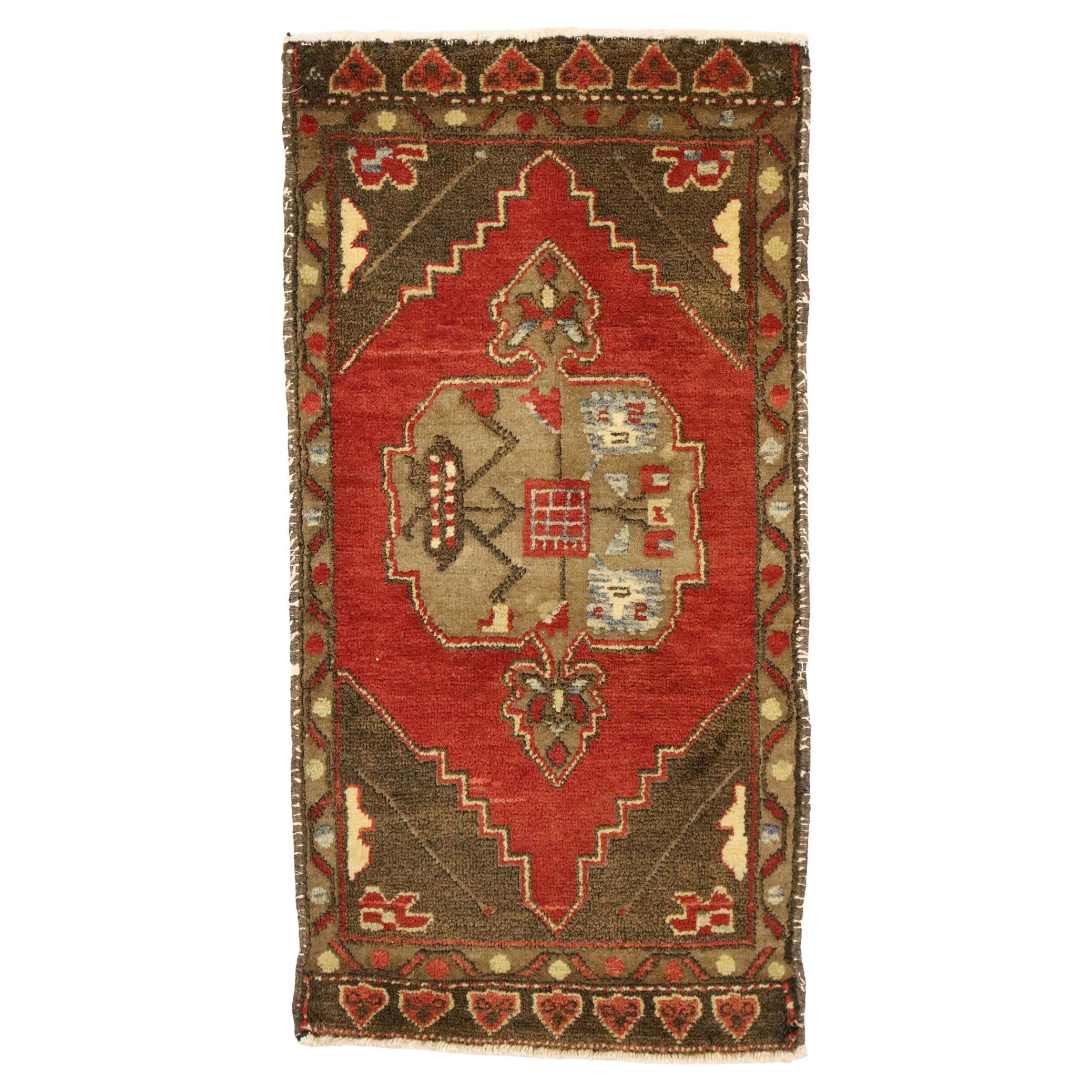 Vintage Turkish Carpet, Timeless Appeal Meets Stylish Durability