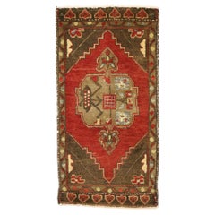 Vintage Turkish Carpet, Timeless Appeal Meets Stylish Durability