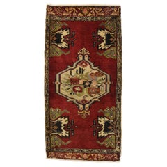 Vintage Turkish Carpet, Timeless Appeal Meets Stylish Durability