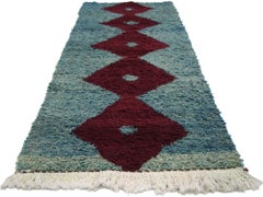 Vintage Turkish Ceki Tulu Accent Rug, Tribal Shag Wall Hanging Tapestry