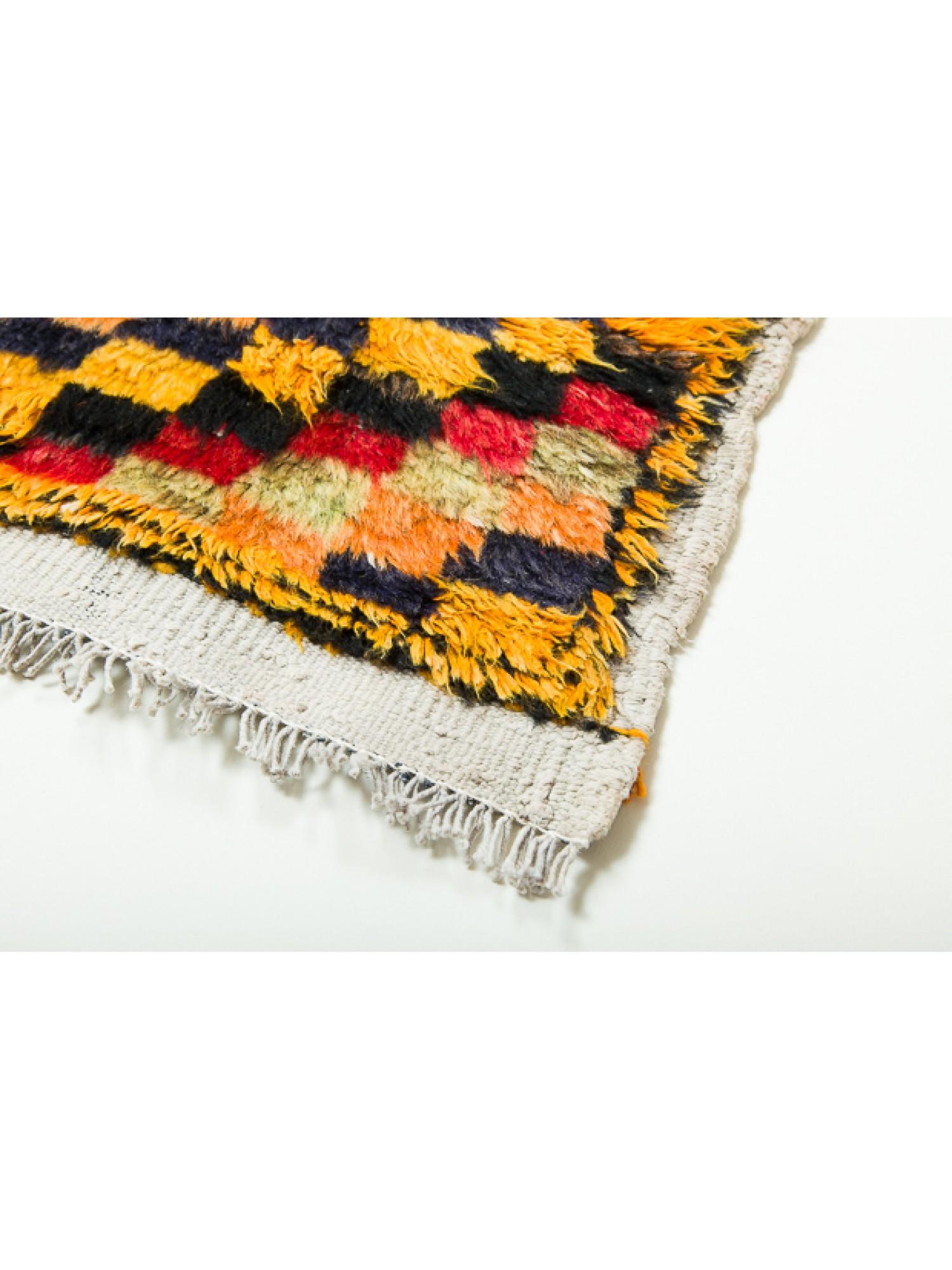 Turc Tapis turc vintage Tulu d'Anatolie centrale - Tapis Kilim à poils longs en laine épais  en vente