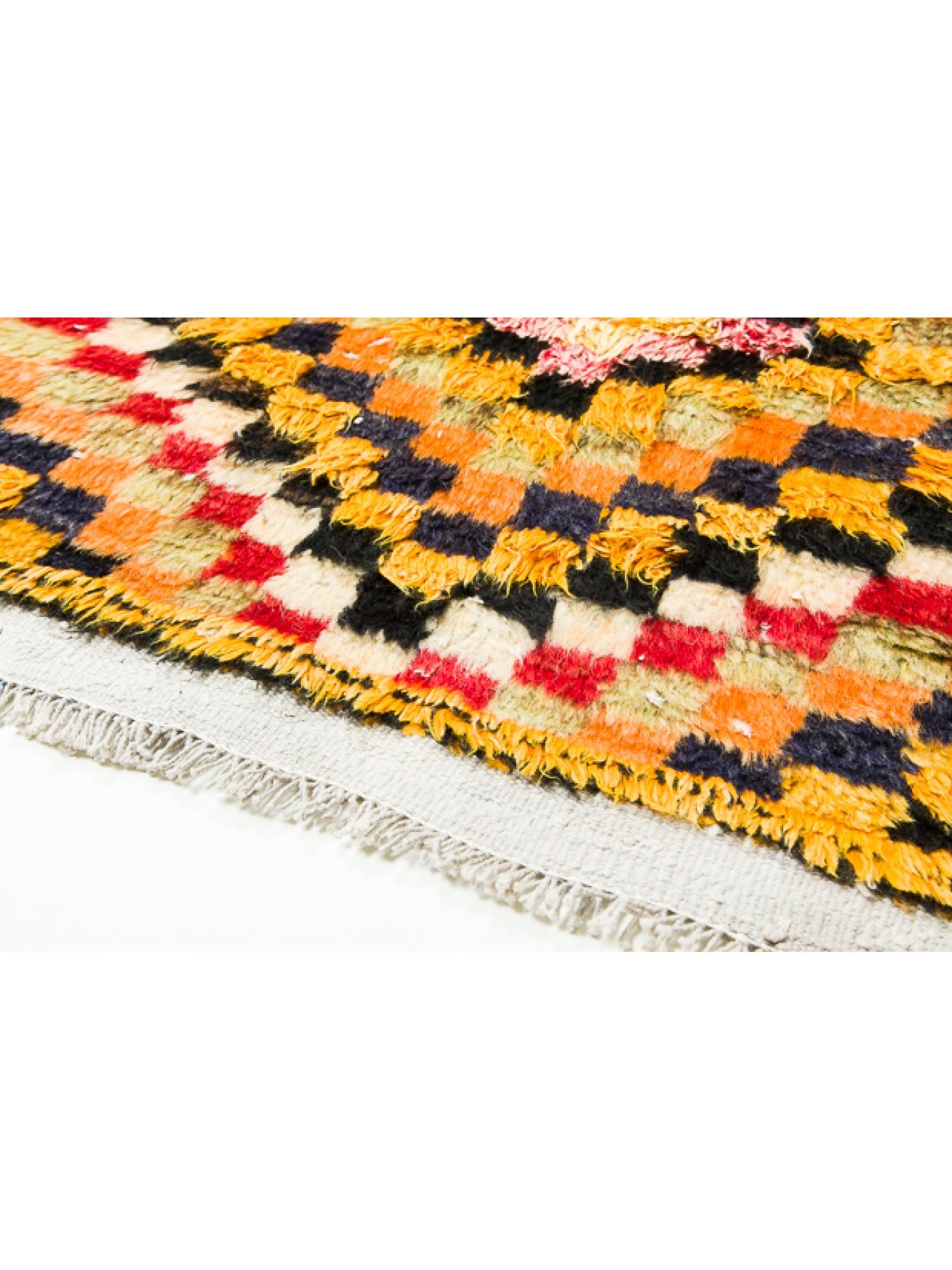 Vintage Turkish Central Anatolian Tulu Carpet, Shaggy Kilim Wool Long Hair Rug In Good Condition For Sale In Tokyo, JP
