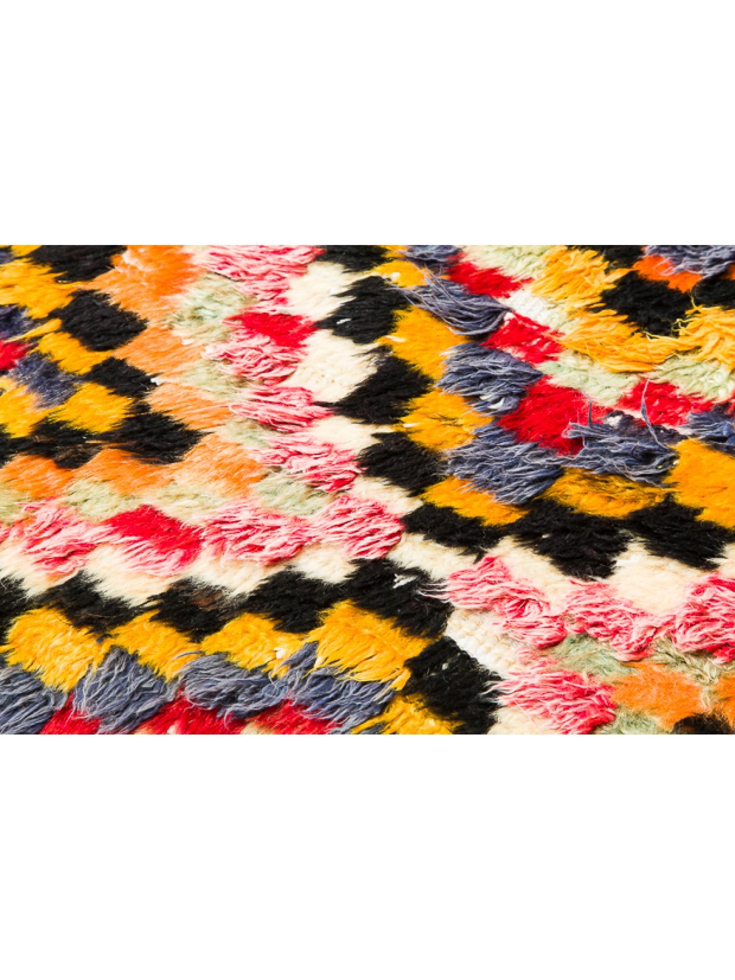 Vintage Turkish Central Anatolian Tulu Carpet, Shaggy Kilim Wool Long Hair Rug For Sale 2