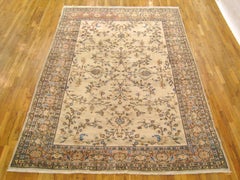 Vintage Turkish Decorative Oriental Oushak Rug in Room Size