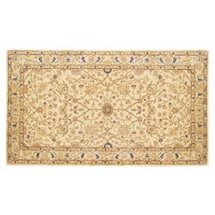 Tapis turc décoratif oriental Oushak vintage de taille normale 