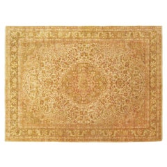 Türkischer dekorativer orientalischer Vintage-Teppich in Zimmergröße 