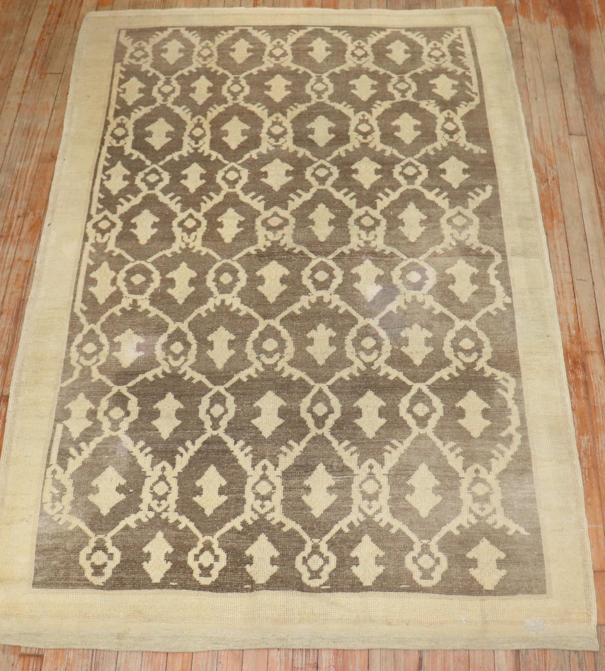 Laine Tapis décoratif turc vintage de la collection Zabihi en vente